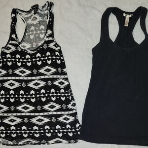 Lot of Two Womens Racerback Tanks